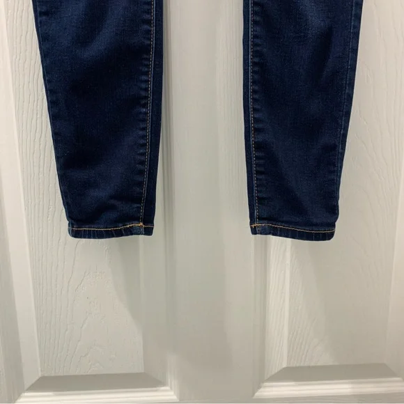 AMERICAN EAGLE High Rise Super Stretchy Skinny Jeans Jeggings Dark Wash - Picture 3 of 11